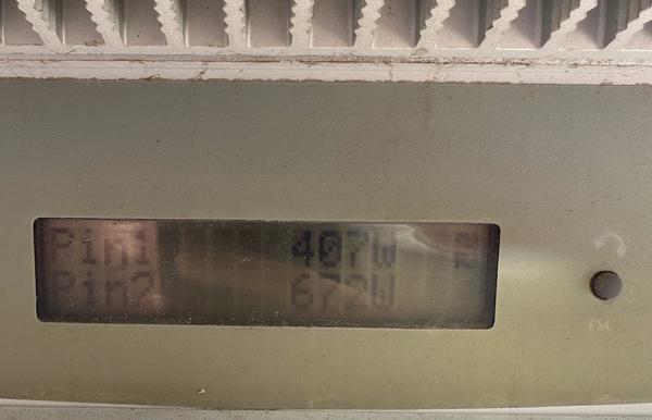 LCD: String power split